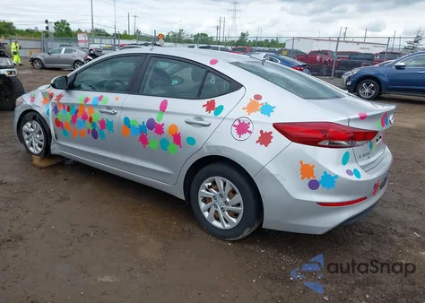 2017 Hyundai Elantra Se из США, поврежденный, VIN 5NPD74LF0HH126703